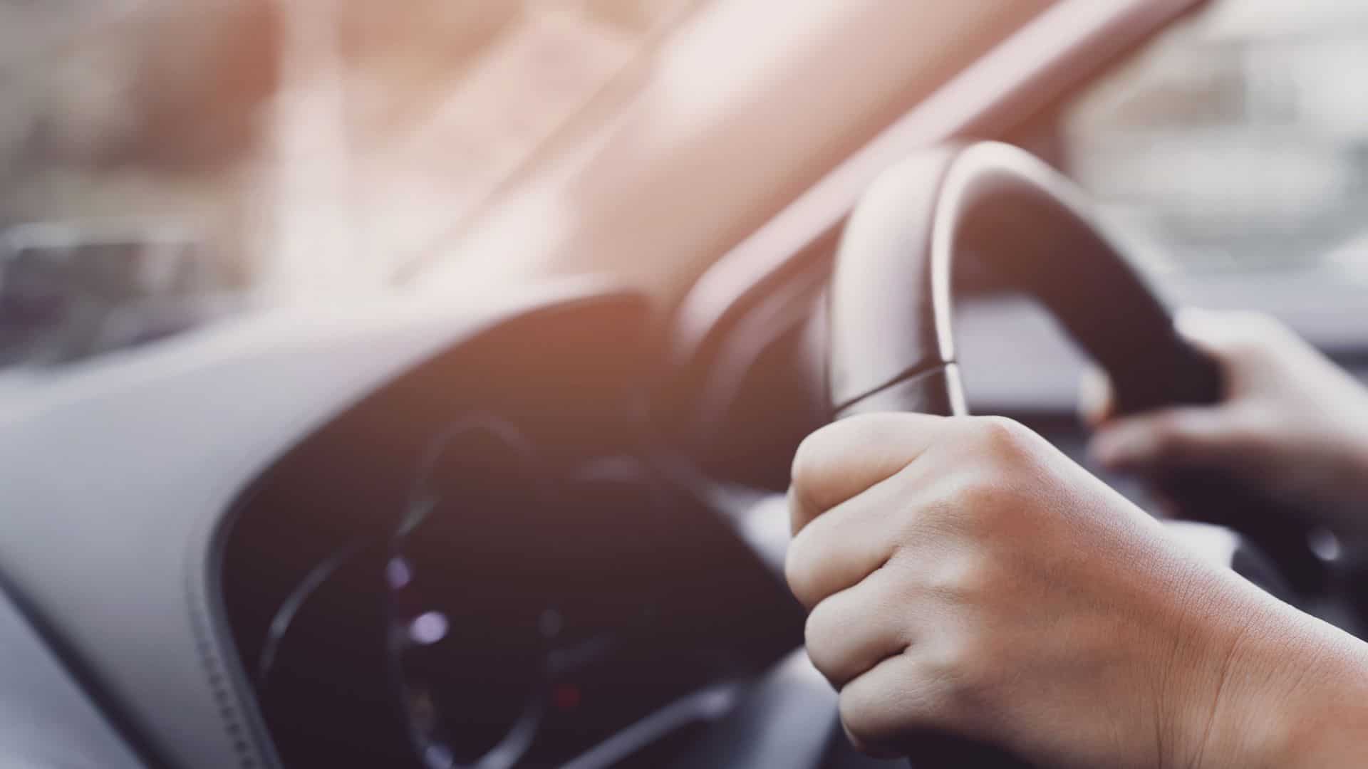 Driving a car