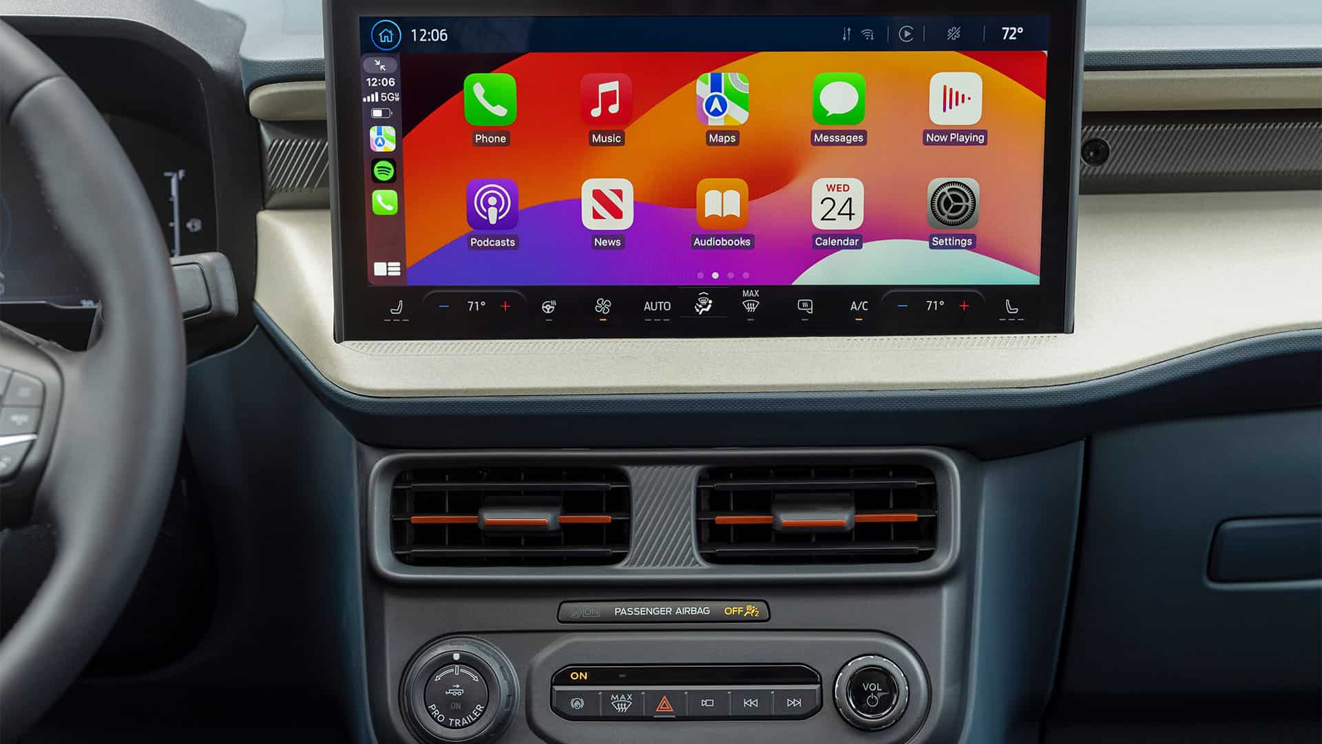 Ford Maverick (2025) interior.