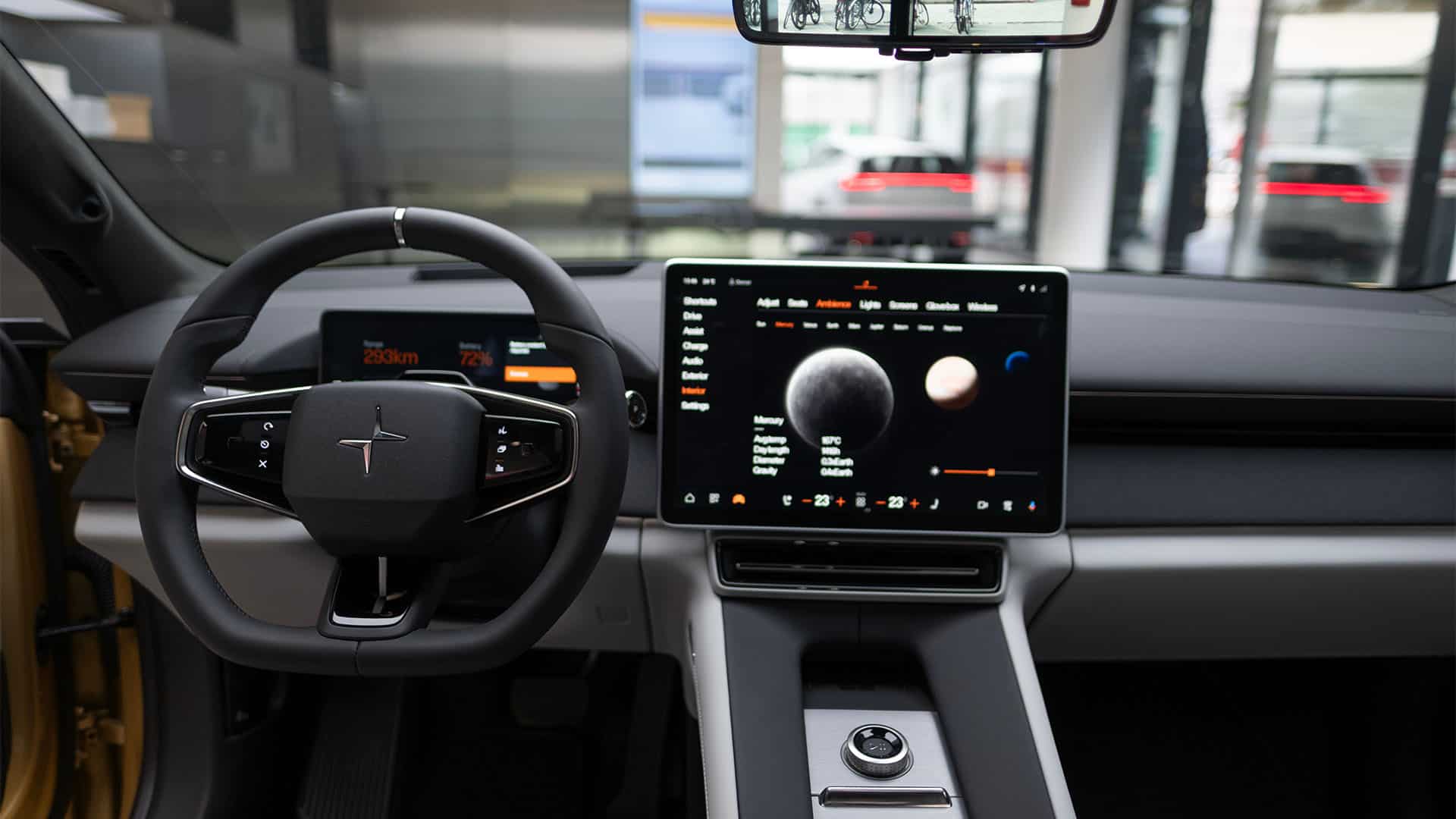 Polestar dashboard.