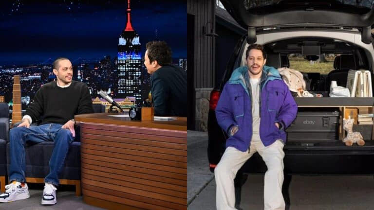 pete davidson with his minivan