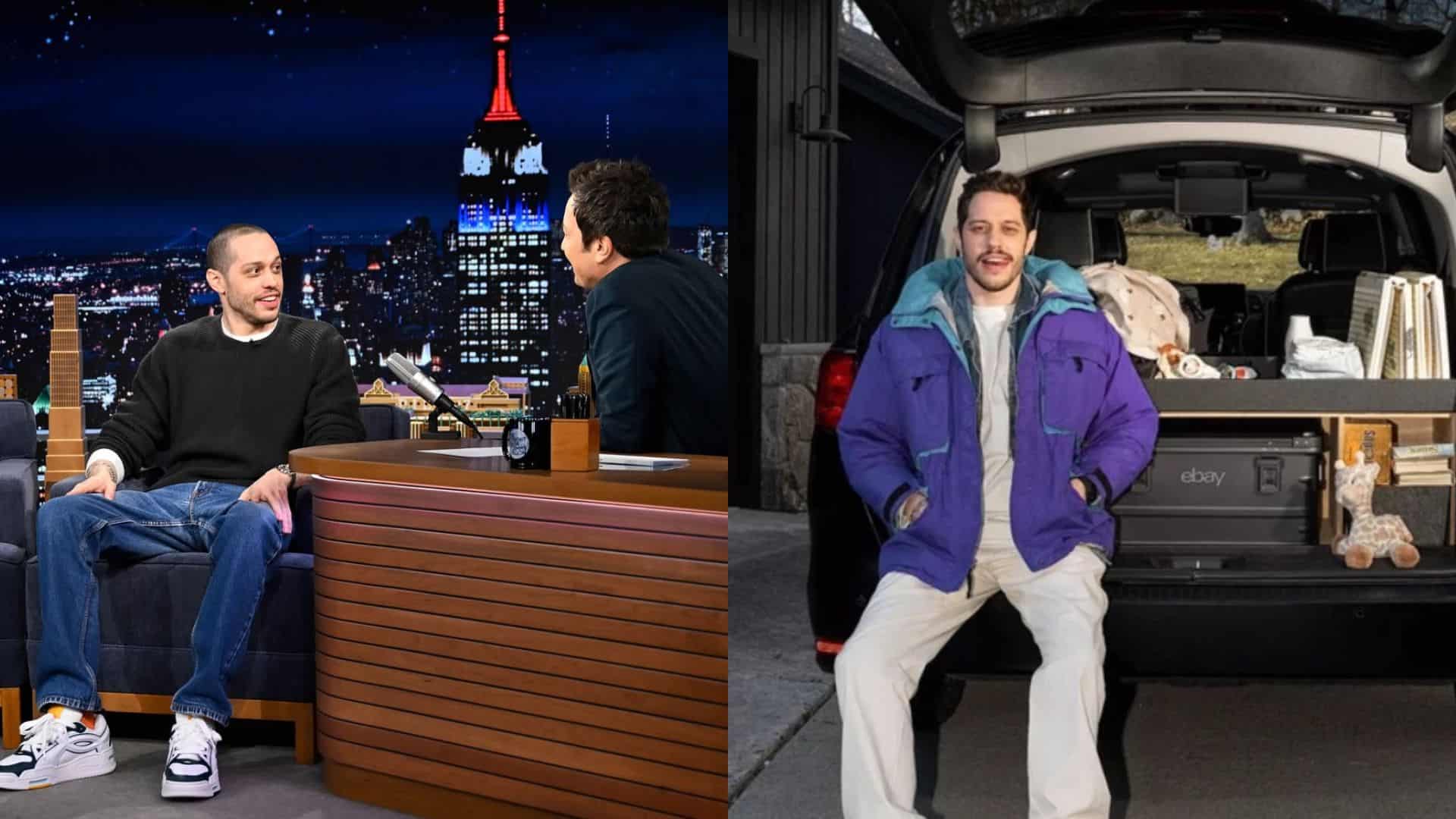 pete davidson with his minivan