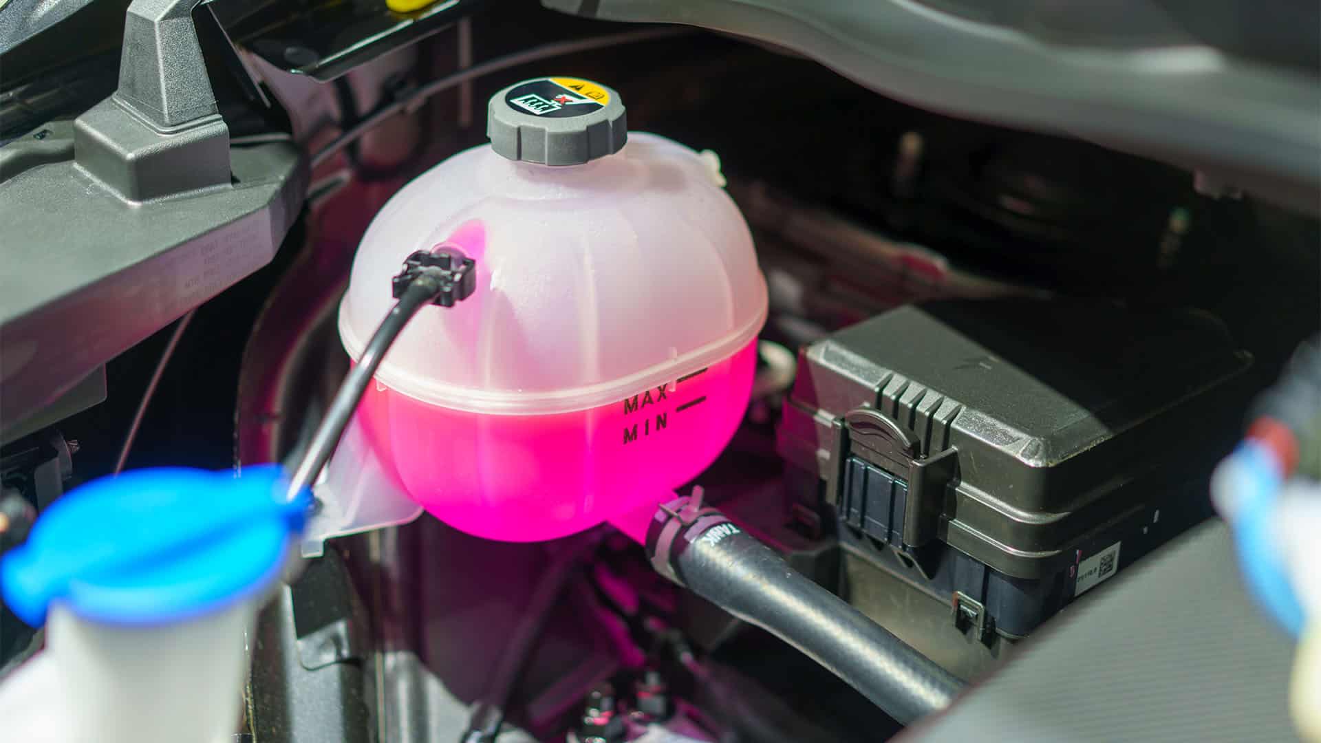 Coolant liquid.