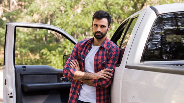Man with a pickup truck.