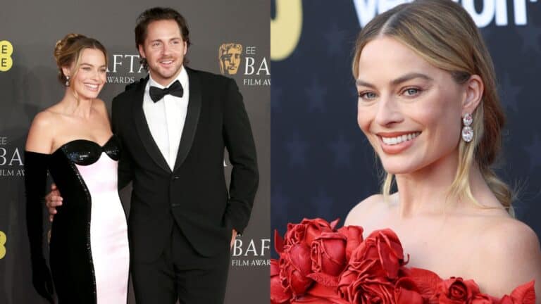 Margot Robbie with her husband