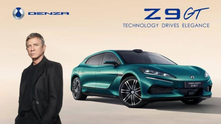 Daniel Craig with the DENZA Z9GT