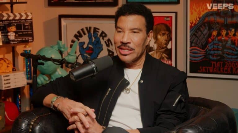 Lionel Richie at podcast with Joel Madden