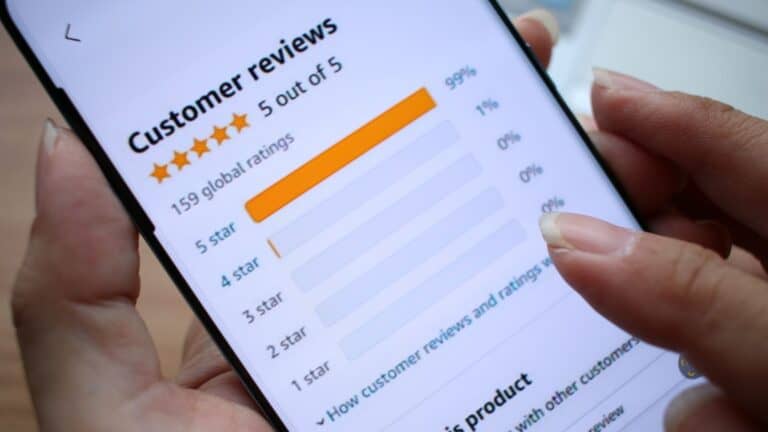 Perfect Amazon Customer review, score perfectly 5 of 5