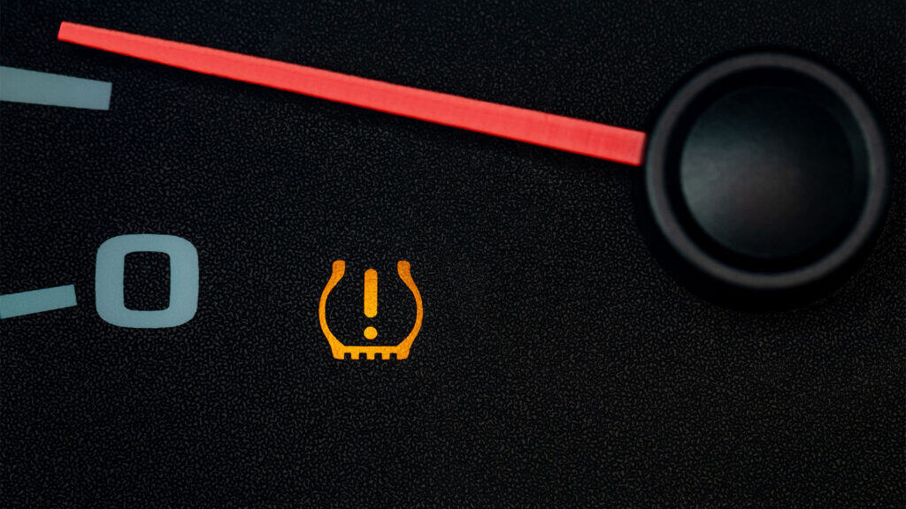 Tire pressure warning lamp.