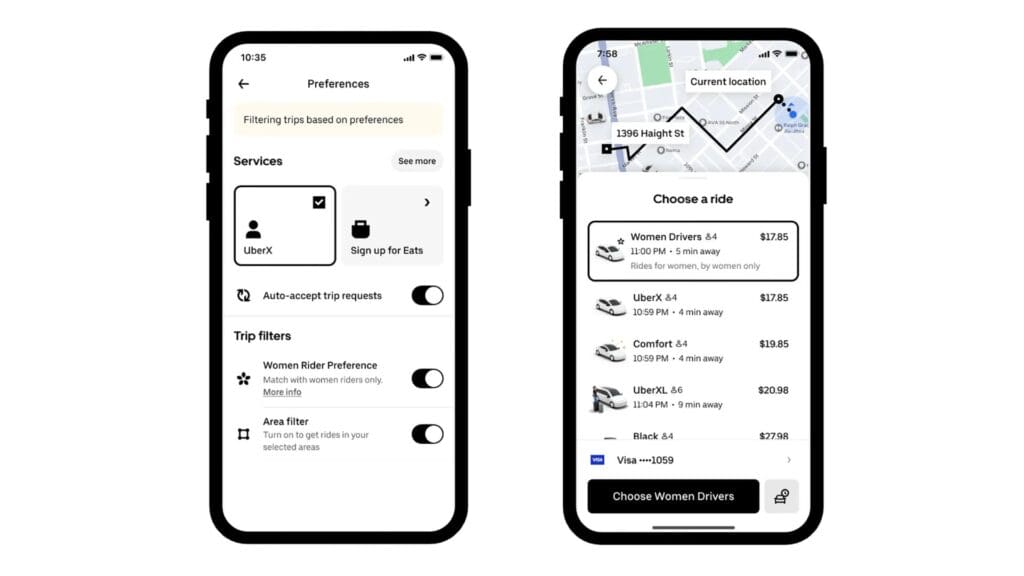 Uber launches new Women-only rides feature