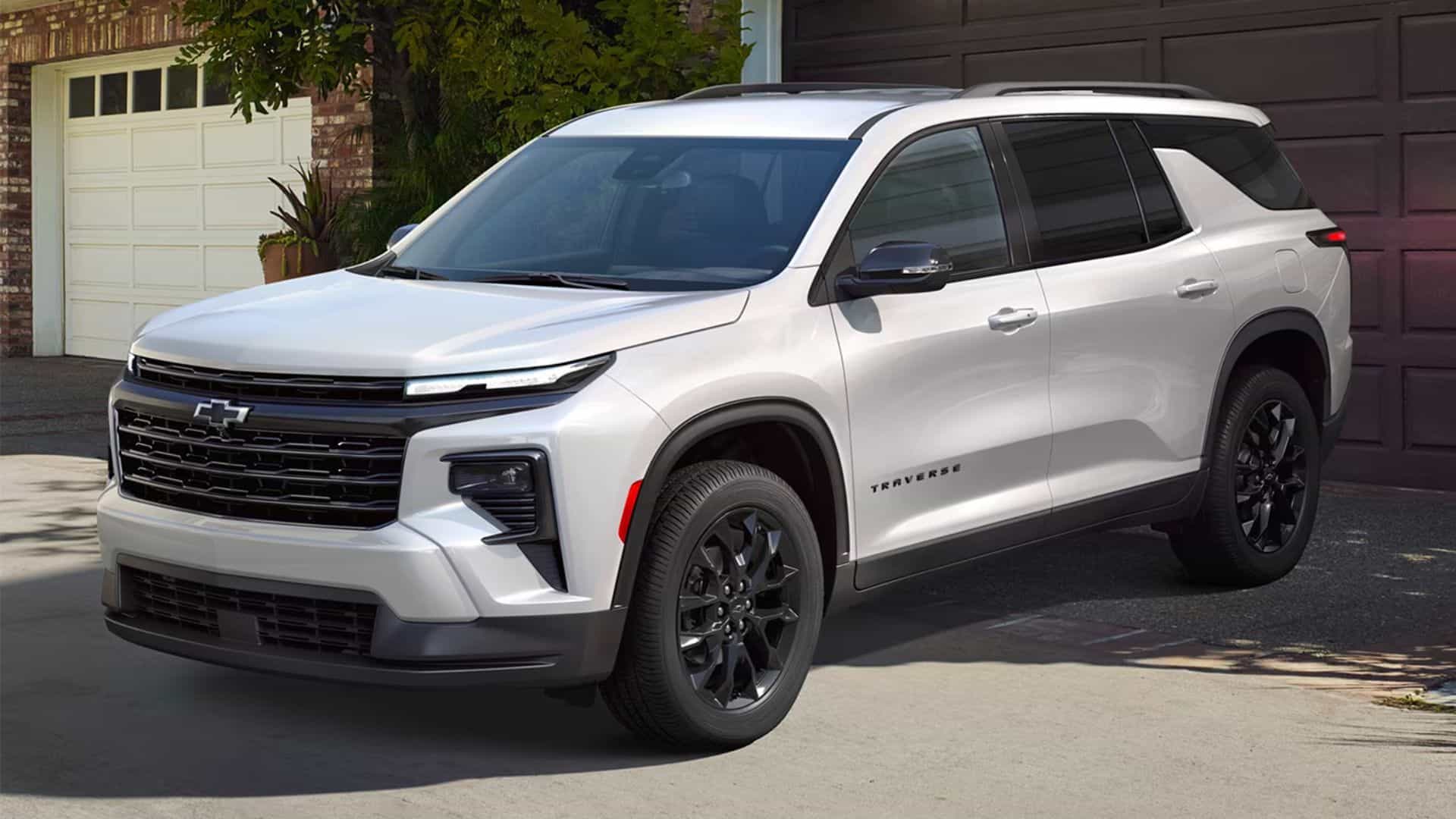 2026 Chevy Traverse parked in a driveway
