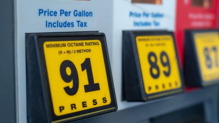 Gas station pump