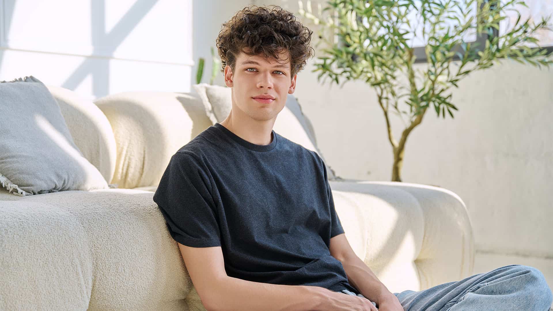 Happy young man