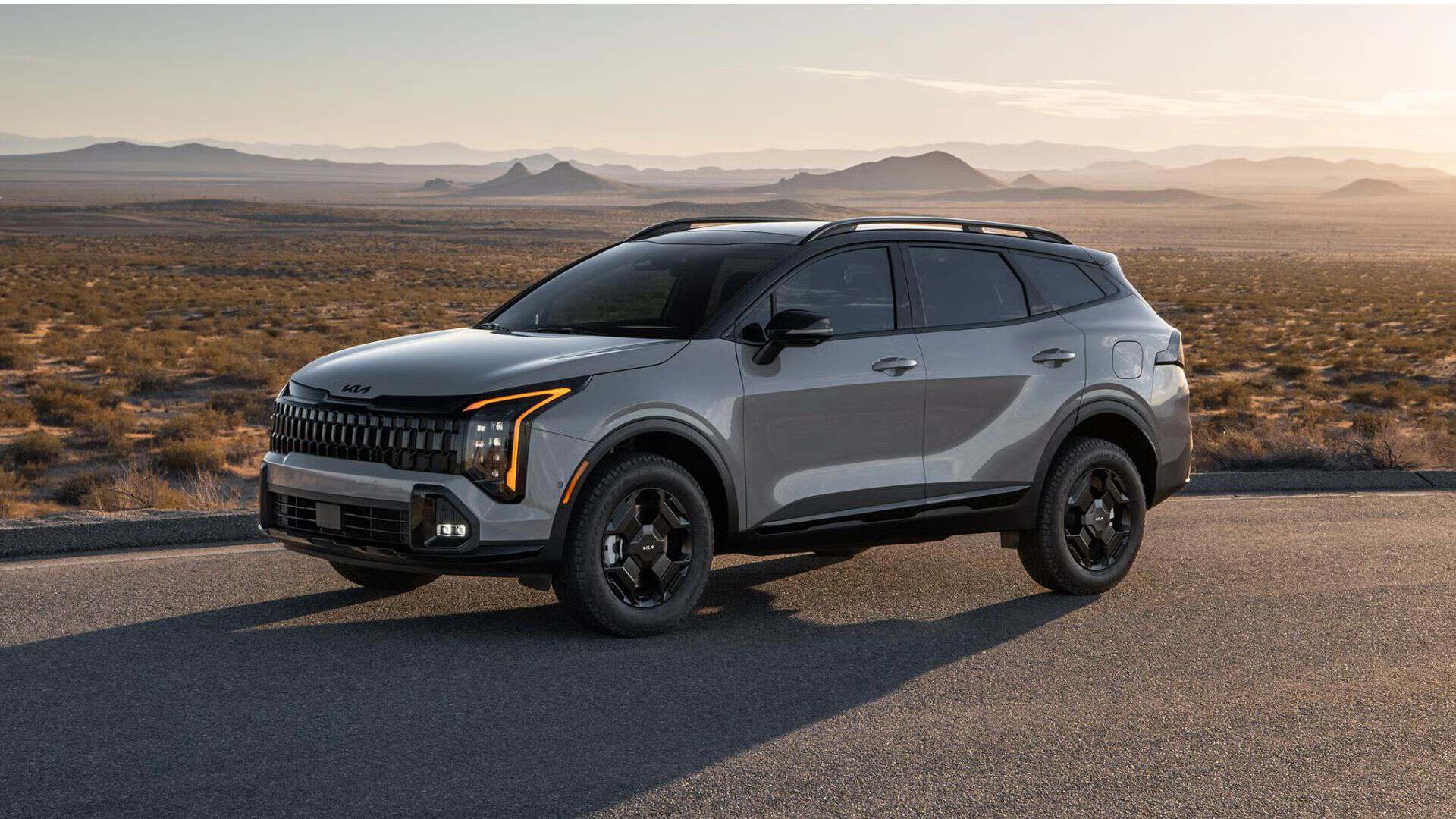 A grey 2026 Kia Sportage