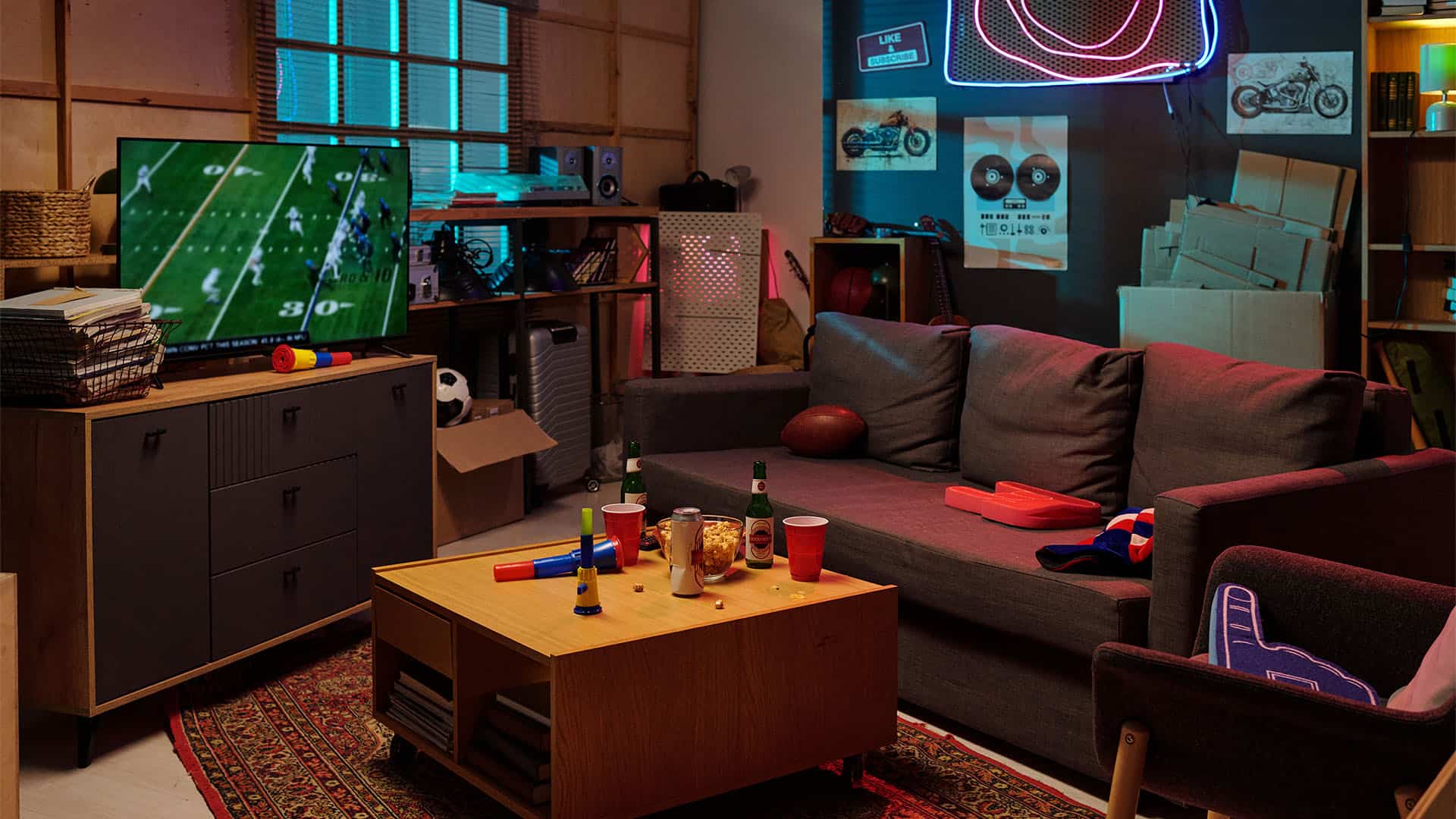 Man cave.