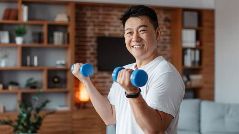 Man doing Exercise