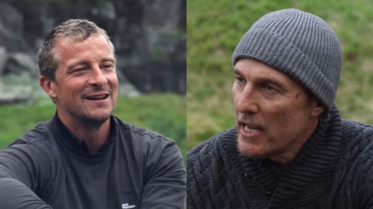 Matthew McConaughey and Bear Grylls