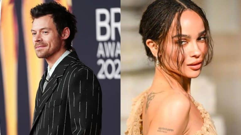 Zoe Kravitz and Harry Styles