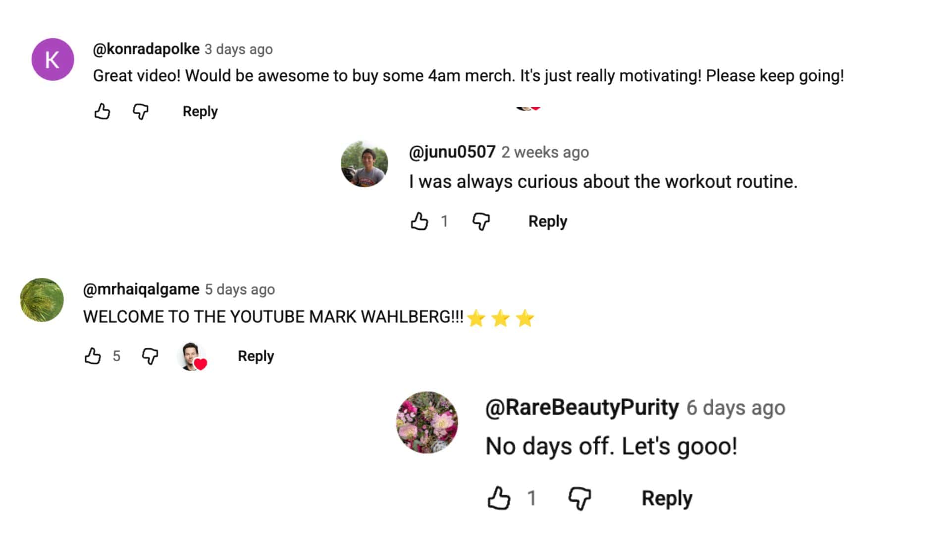 mark wahlberg schedule 