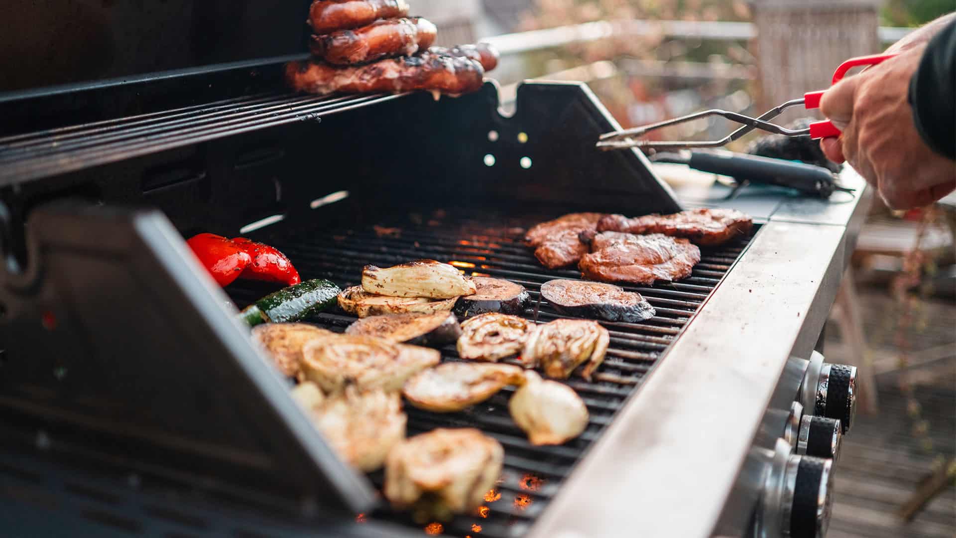 Backyard BBQ grill