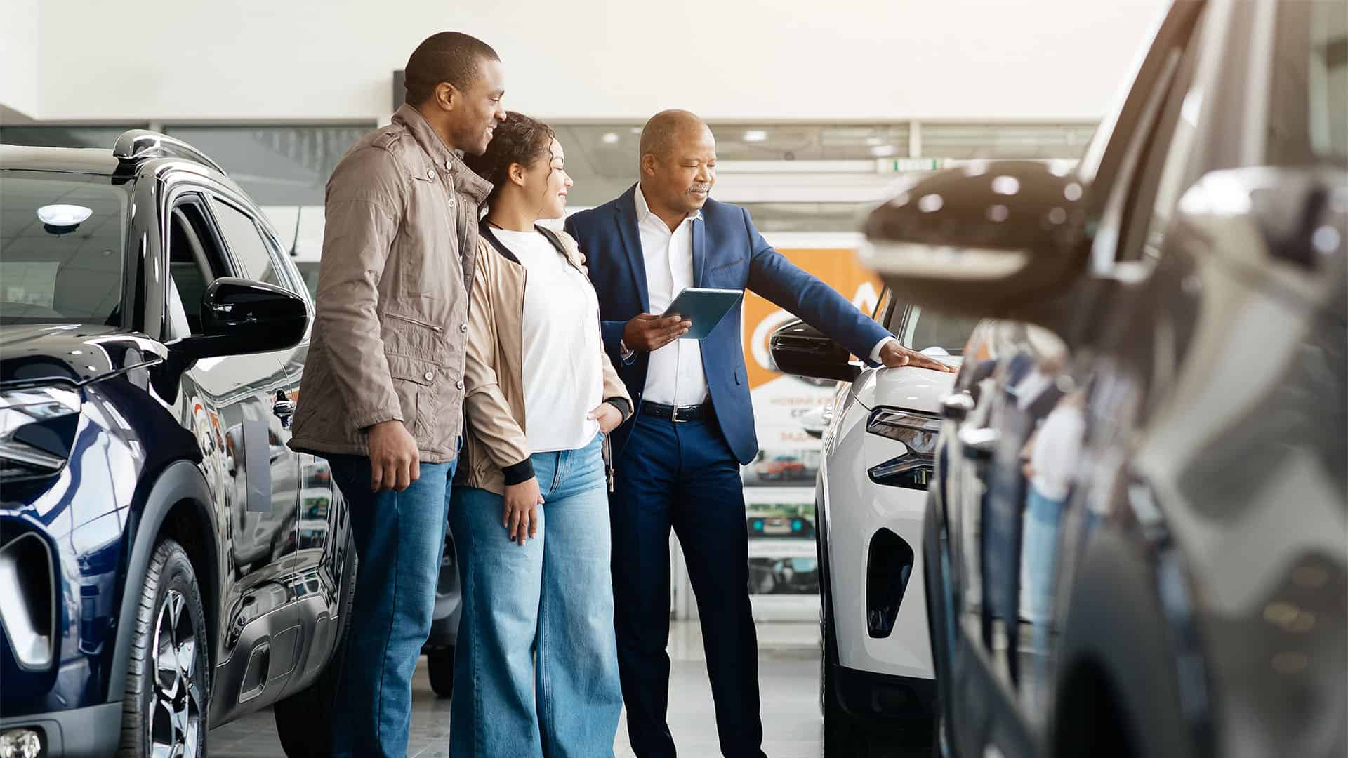 Buying a new car.