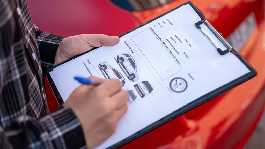 Car insurance document
