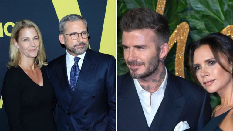 David and Victoria Beckham and Steve Carell wife