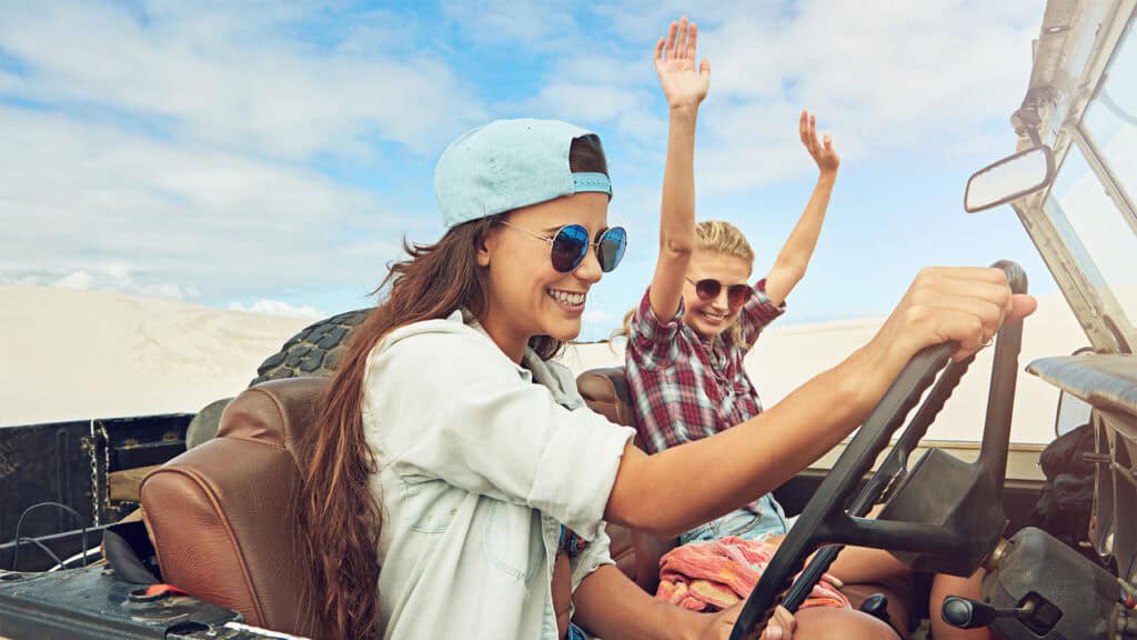 Driving a Jeep