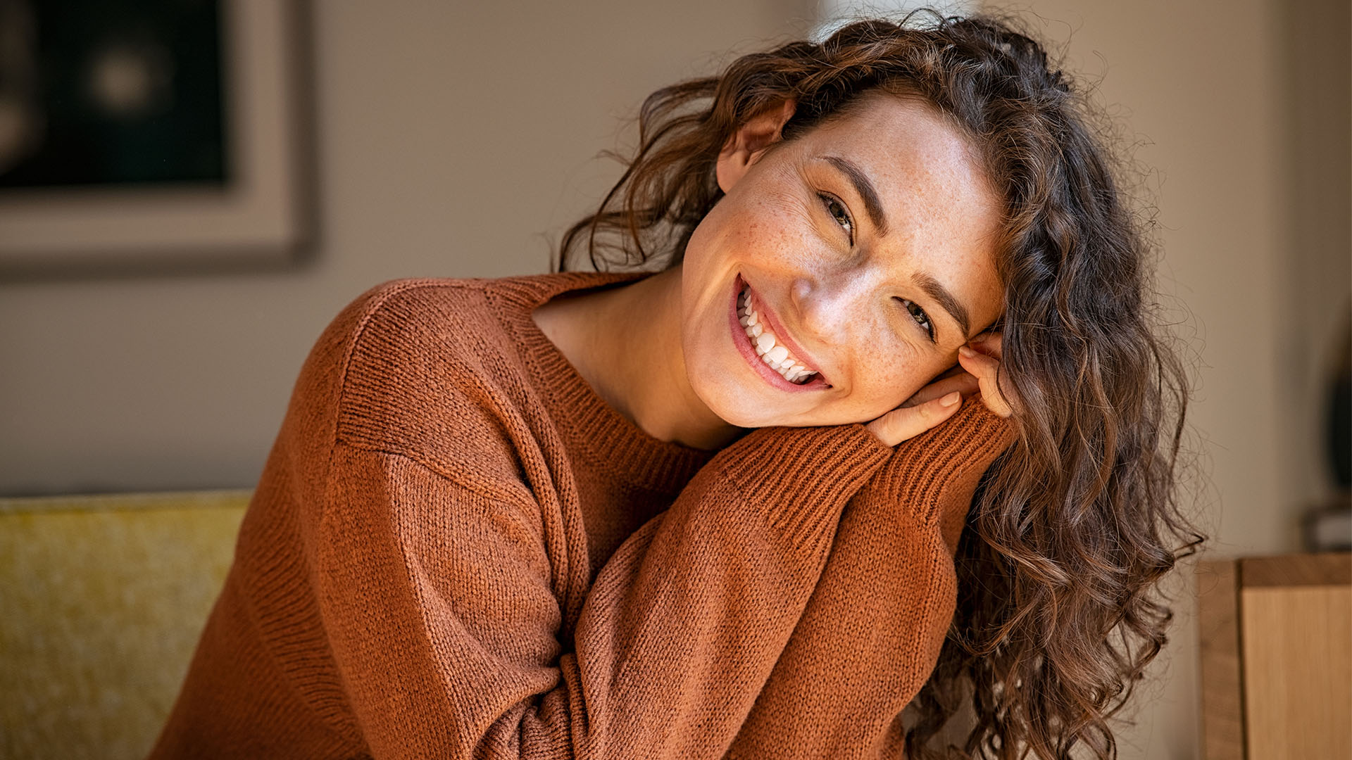 Happy young woman