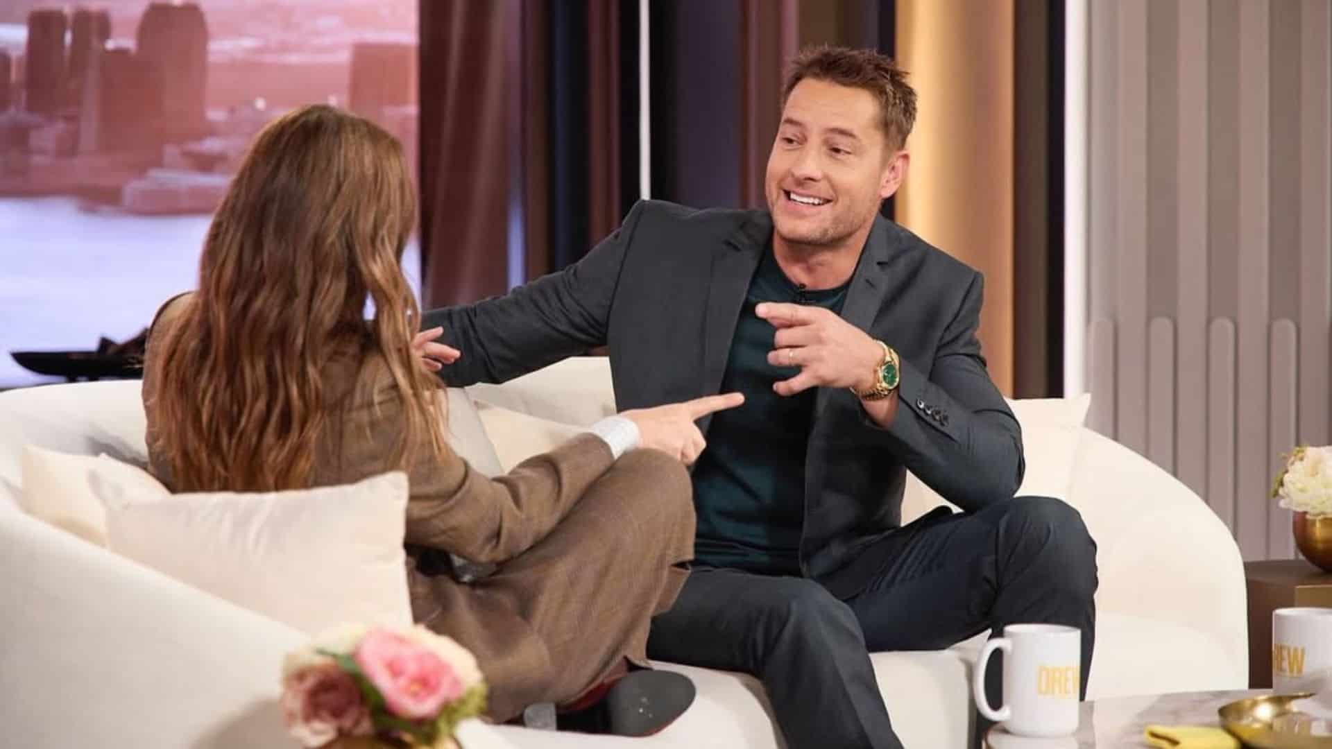 Justin Hartley at the Drew Barrymore Show