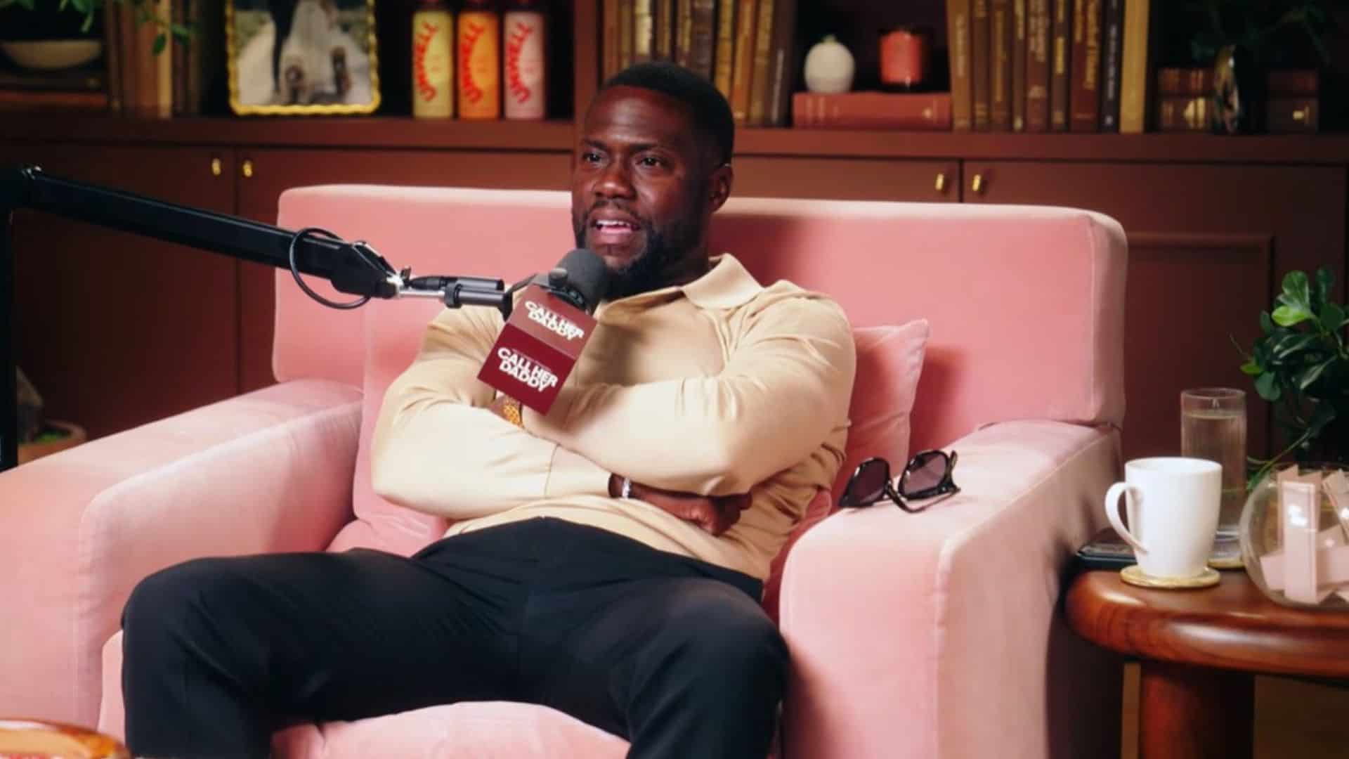 Kevin Hart at Call Her Daddy Show with Alex
