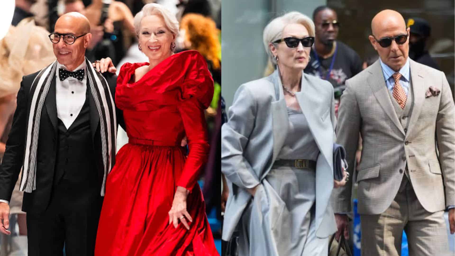 Meryl Streep and Stanley Tucci make appearances together for The Devil Wears Prada 2