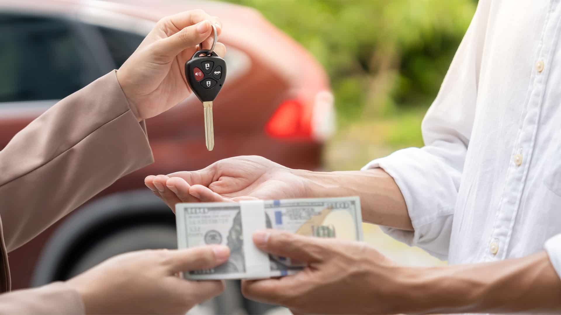 Selling car for cash