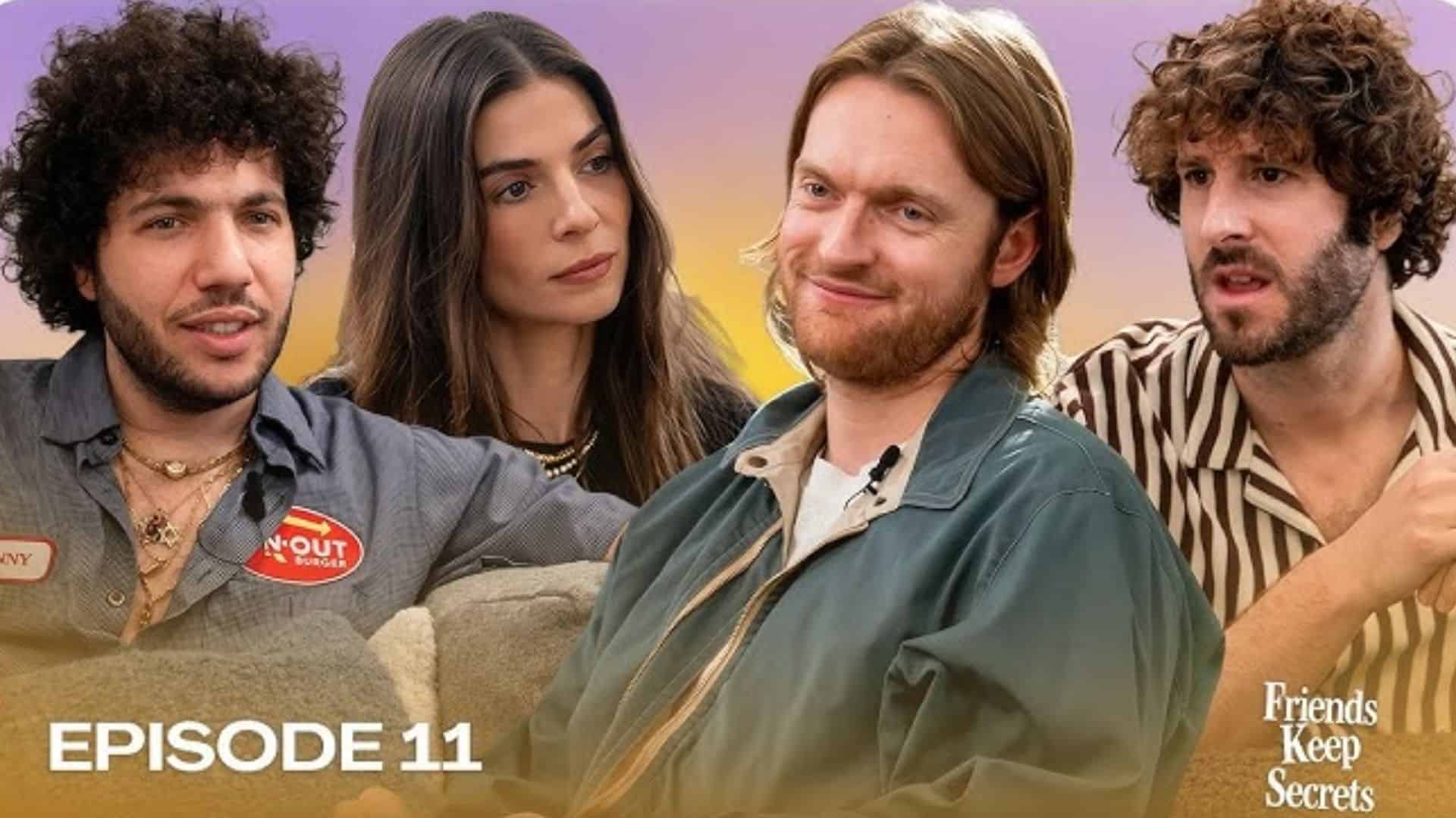 Finneas on the popular podcast Friends Keep Secrets