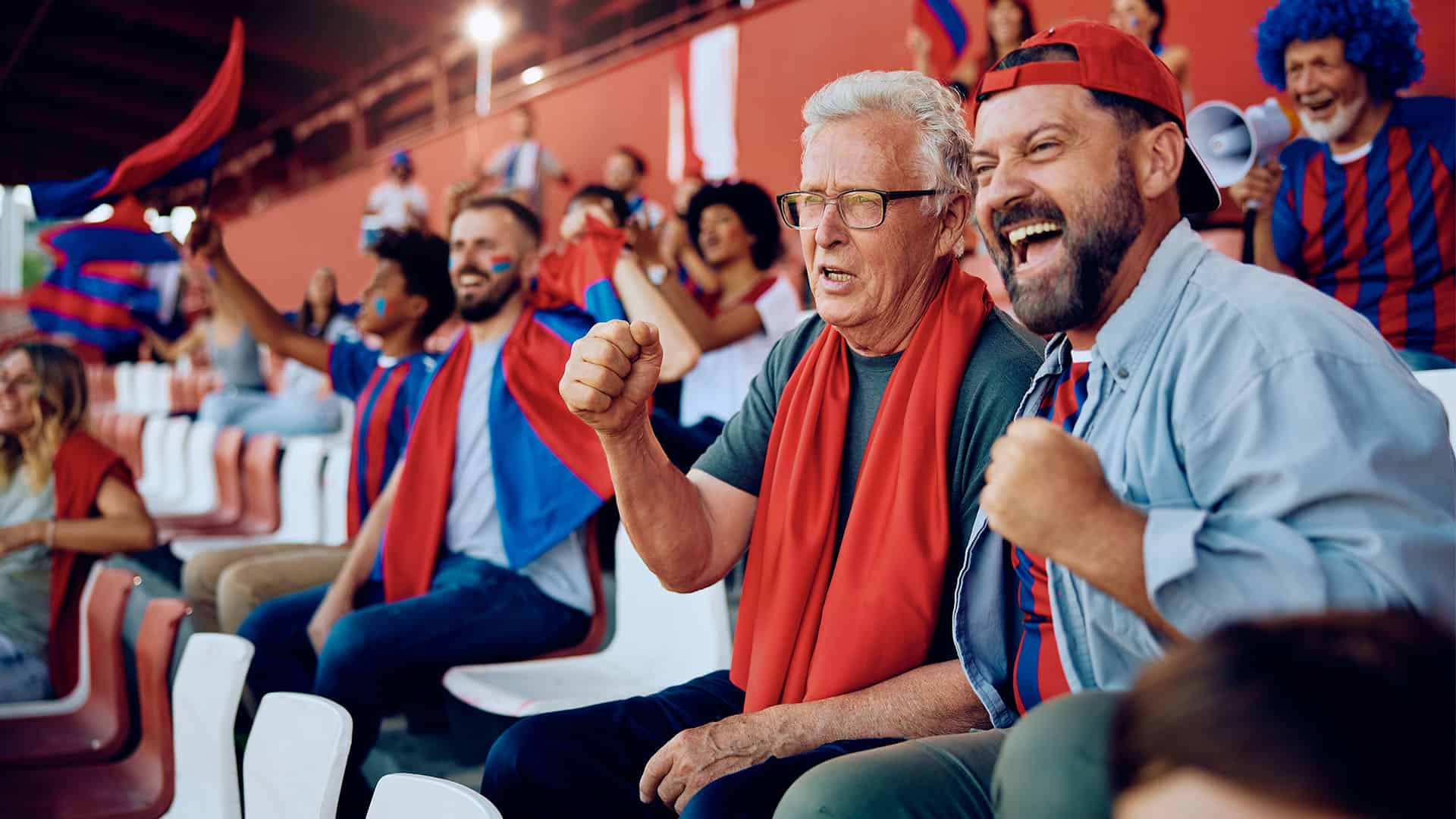 Two men on a game
