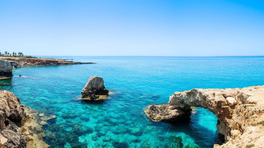 Cyprus sea caves