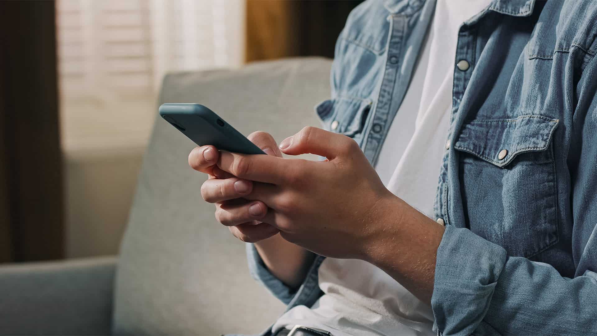 man on a phone