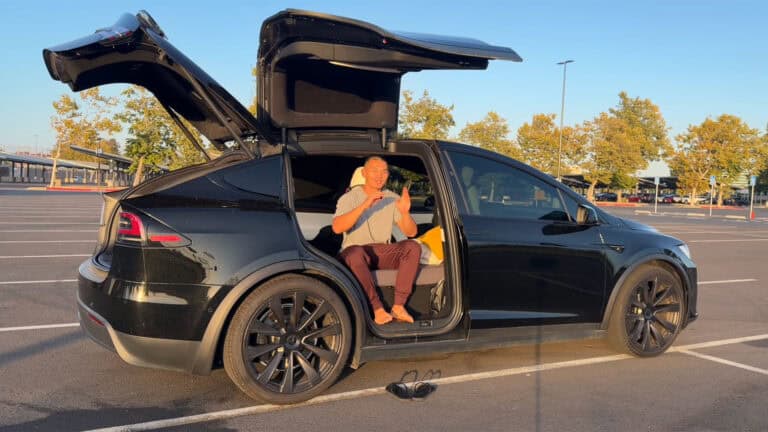 Nico Murillo living in his Tesla rent free
