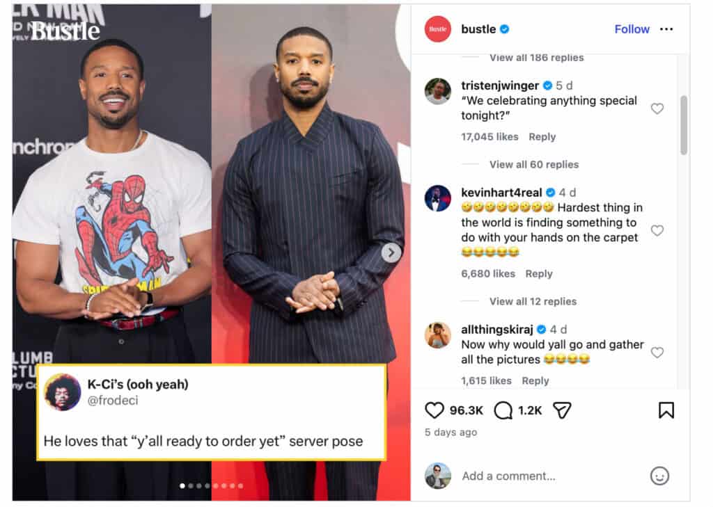 Michael B. Jordan Instagram