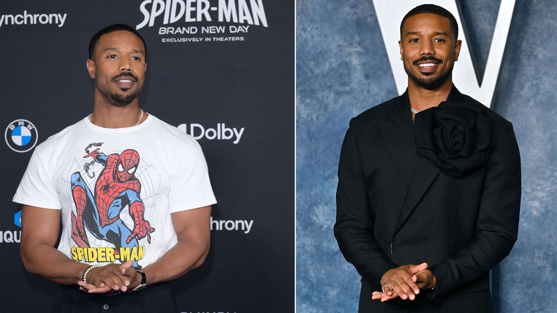 Michael B. Jordan signature hand gesture